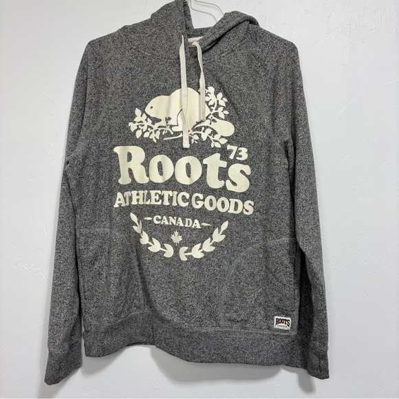 Roots Tops - Roots Canada Adult Unisex Hoodie Sweatshirt Large Athletic Goods Beaver Logo